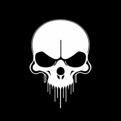 Wall Mural - skull logo