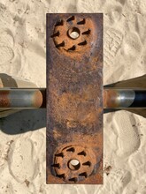 A Rusty Metal Mechanical Element
