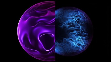 Wall Mural - background with circles. generative ai