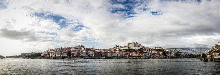 Wall Mural - view of the city from the river