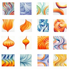Aufkleber - seamless abstract textiles material texture illustration digital art tileable repeating
pattern wallpaper colorful background artwork generative ai