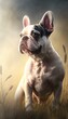 French Bulldog dog cinematic background 