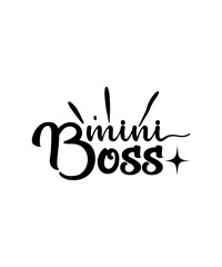 Wall Mural - Mini Boss svg design