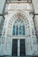 Wall Mural - detail of the cathedral of st mary country