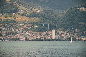 Wall Mural - view of the city of kotor country