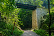 Railway bridge forest in Bakony, Hungary