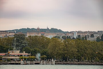 Wall Mural - view of the port country