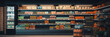 © maylim - Ai generated illustration of grocery store rack with can food and others
