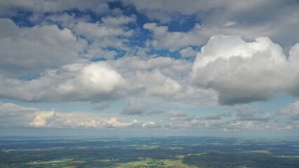 clouds over the city