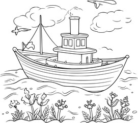 Wall Mural - boat