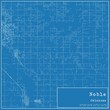 Blueprint US city map of Noble, Oklahoma.