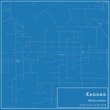 © Rezona - Blueprint US city map of Kennan, Wisconsin.