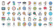 © Michael - Startup Line Color Icons Job Branding Work Icon Set in Filled Outline Style 50 Vector Icons