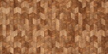 Vertical Rhomboid Wooden Cubes Or Blocks Herringbone Surface Background Texture, Empty Floor Or Wall Hardwood Wallpaper