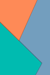 Poster - plain dark and light papers forming two triangles and vertical blank rectangle for creative cover designing