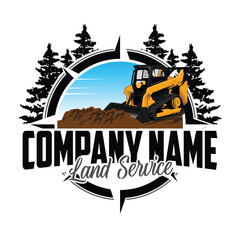 Land Service or Land Clearing Company Logo