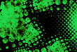 Green halftone texture graffiti background dotted effect pattern art