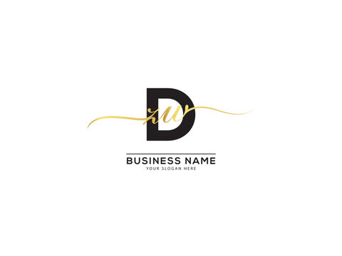 Minimalist Dzw Luxury Logo Vector Template For Your Company
