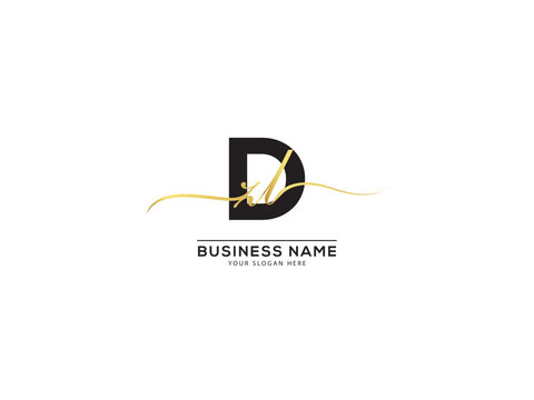 Minimalist Dzl Luxury Logo Vector Template For Your Company