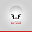 International Day of the Victims of Enforced Disappearance. Victims of enforced disappearance creative concept.