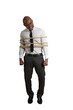 © alphaspirit - Isolated business is tied up with a rope