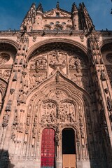 Wall Mural - Close up view of Salamanca Cathedral