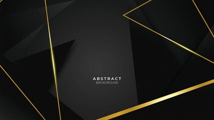 Wall Mural - vector gradient golden black luxury background