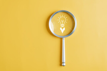 Aufkleber - Fast track idea and creative boost concept. Light bulb with rocket icon, Start new business, learning difficult and cognition in expanding business for innovation in future.
