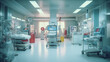© wetzkaz - a hospital room or operating room with medical equipment, indoor, hospital bed and computer screens