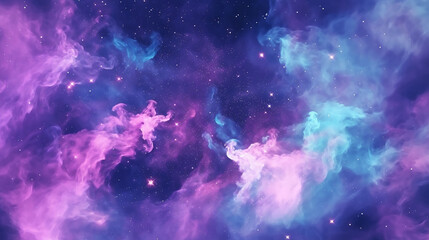 Wall Mural - colourful space galaxy nebula  night cosmos, abstract, fictional