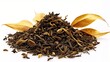 Organic Black Tea Leaves - A Pile of Dried Herbal Leaf for a Perfect Sip of Hot Drink: Generative AI