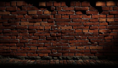 Poster - old brick wall background