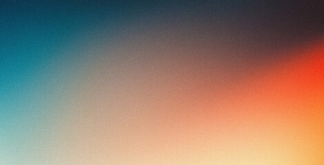 dark blurred color gradient grainy background teal orange noise texture header poster banner landing