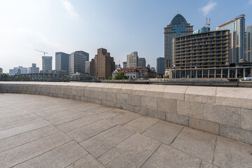 Canvas Print - shanghai city skyline