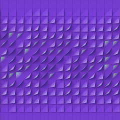 Aufkleber - Abstract geometric composition of triangular geometric figures in neon color. 3d rendering digital illustration