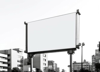 Poster - Outdoor advertising poster big billboard. Generate Ai