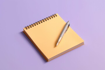Poster - Paper note pen. Generate Ai