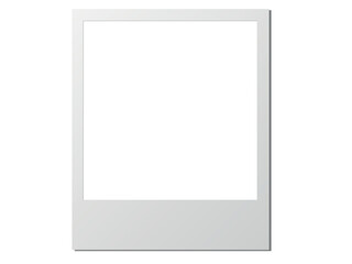 polaroid card blank  vector file