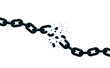 © Sylverarts - Breaking chain freedom and liberty concept vector illustration in poster style, liberation, weak link concept.