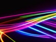 © Md Serajul Islam - colorful light neon background wallpaper ai generated