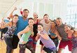 © KOTO - Portrait enthusiastic exercise class cheering