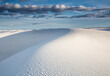 Tranquil white sand dune, White Sands, New Mexico, United States, 