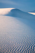 Tranquil white sand dune, White Sands, New Mexico, United States, 