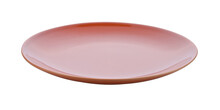 Light Brown Ceramic Plate On Transparent Png