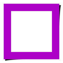 Wall Mural - Purple square frame