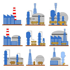 set of industrial icons