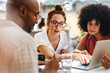 © (JLco) Julia Amaral - Business women having a discussion with a client over a business lunch
