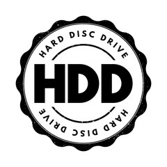 Poster - hdd hard disc drive - electro-mechanical data storage device that stores and retrieves digital data,