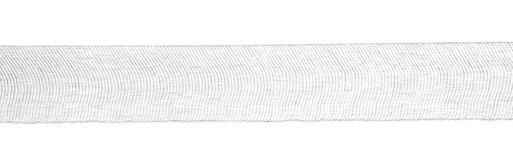 medical bandage isolated on white, clipping path