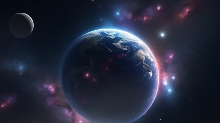 planet in space